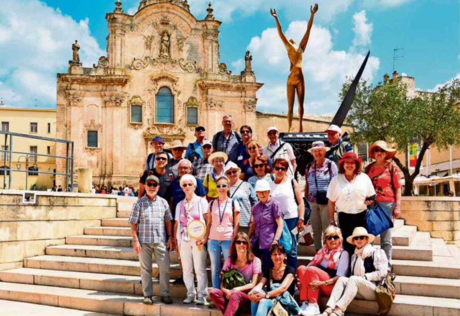 Gruppenfoto in Matera